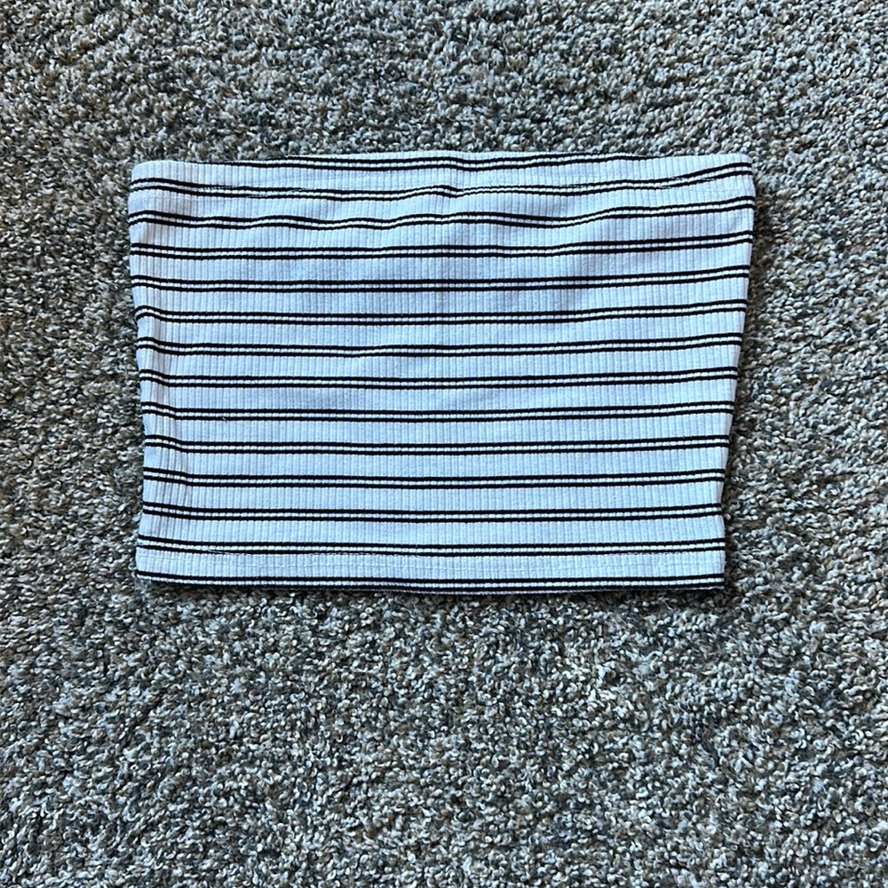 stripe tube top